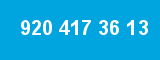 920 417 36 13